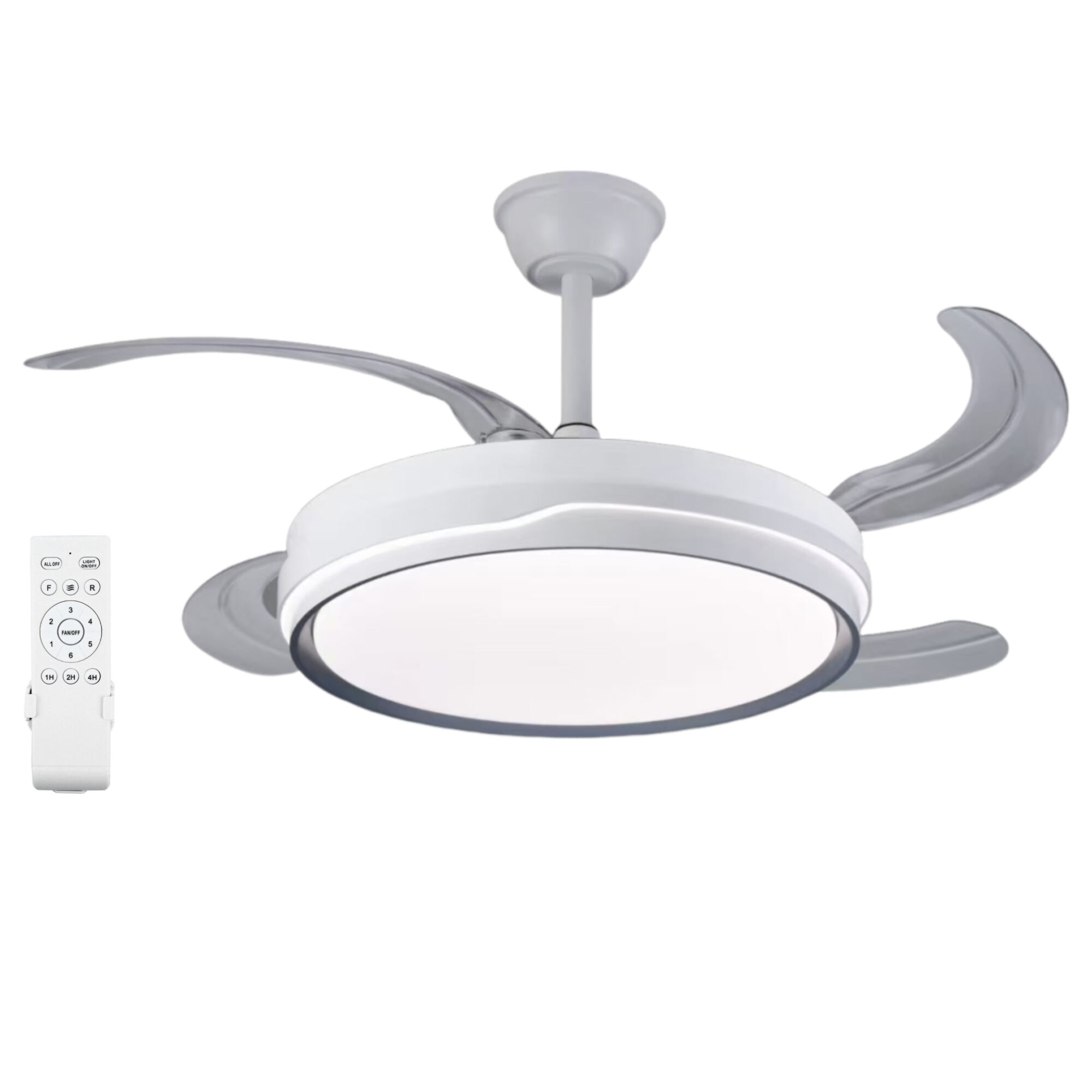 Ventilador de Techo con Luz Motor DC Ultra Silencioso