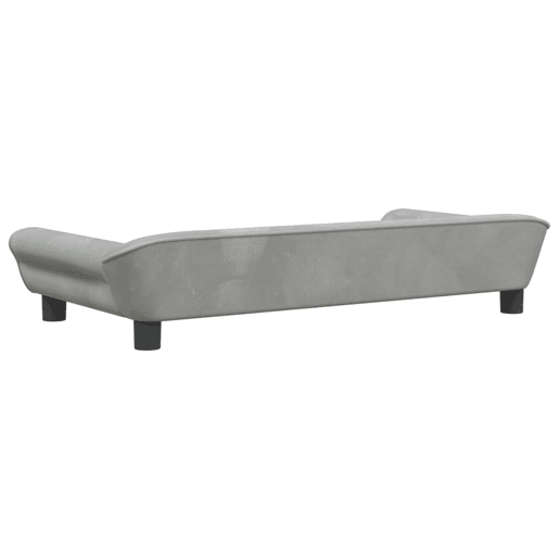 Sofá infantil - Sofá para crianças 100x50x26 cm veludo cinzento-claro Sofá infantil - Sofá para crianças 100x50x26 cm veludo cinzento-claro