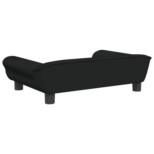 Sofá infantil - Sofá para crianças 70x45x26 cm veludo preto