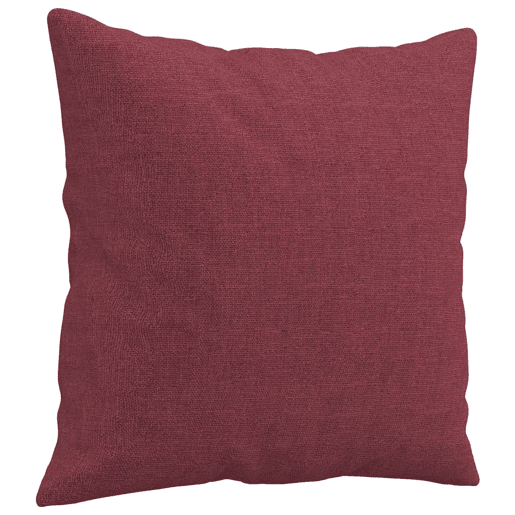 Sofá 2 lug. - Sofá fixo + almofadas decorativas 120cm tecido vermelho tinto Sofá 2 lug. - Sofá fixo + almofadas decorativas 120cm tecido vermelho tinto