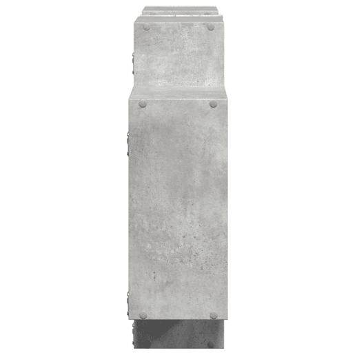 Prateleira parede - Estante de parede 159x18x65 cm deriv. madeira cinzento cimento Prateleira parede - Estante de parede 159x18x65 cm deriv. madeira cinzento cimento