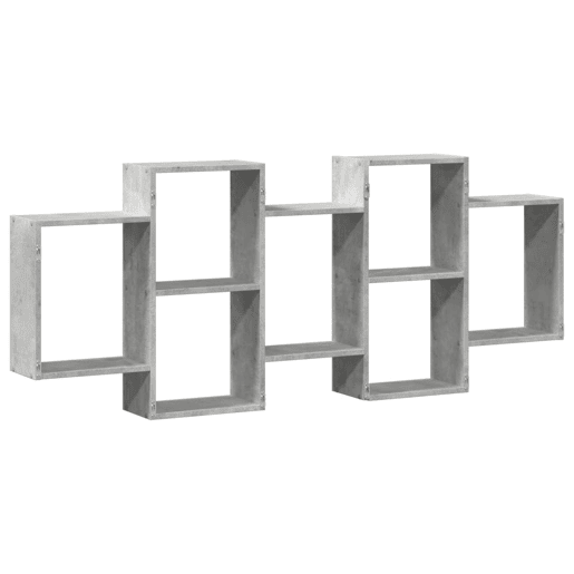 Prateleira parede - Estante de parede 159x18x65 cm deriv. madeira cinzento cimento Prateleira parede - Estante de parede 159x18x65 cm deriv. madeira cinzento cimento