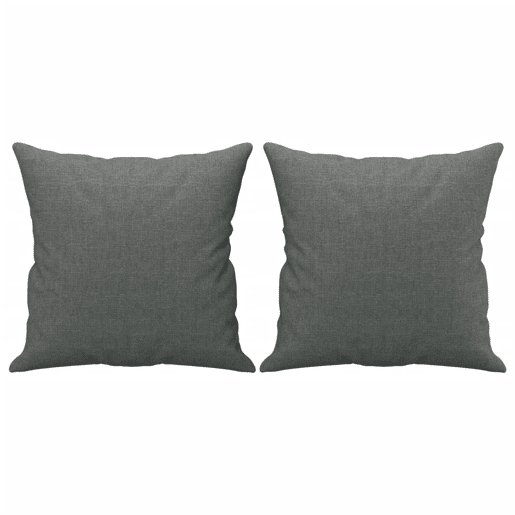 Sofá 2 lugares - Sofá fixo +almofadas decorativas 140cm tecido cinza-escuro Sofá 2 lugares - Sofá fixo +almofadas decorativas 140cm tecido cinza-escuro