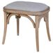 Banqueta de madera tapizada Banqueta de madera tapizada Marrón
