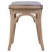 Banqueta de madera tapizada Banqueta de madera tapizada Marrón