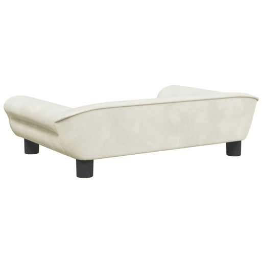 Sofá infantil - Sofá para crianças 70x45x26 cm veludo cor creme