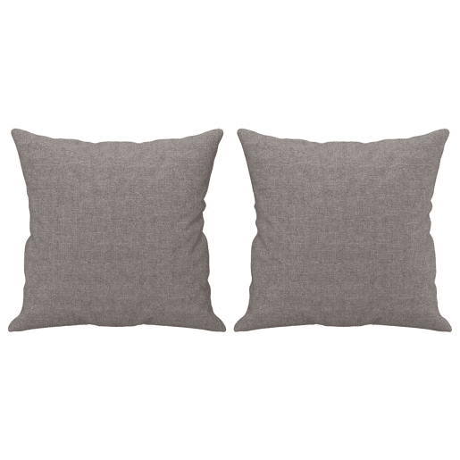 Sofá 2 lug. - Sofá fixo +almofadas decoração 140cm tecido cinza-acastanhado Sofá 2 lug. - Sofá fixo +almofadas decoração 140cm tecido cinza-acastanhado