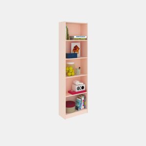 Estante de juventude Smile Rosa nuvem 52 x 180 x 25 cm