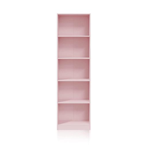 Estante de juventude Smile Rosa nuvem 52 x 180 x 25 cm