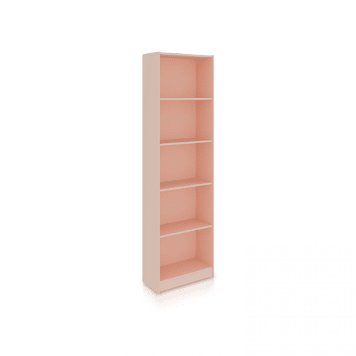 Estante de juventude Smile Rosa nuvem 52 x 180 x 25 cm