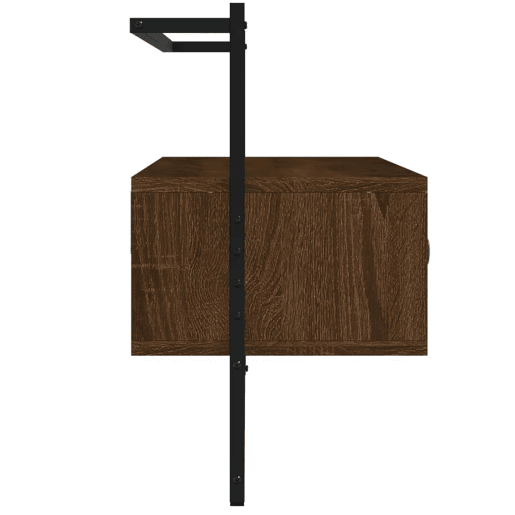 Móvel TV - Modulo de TV - Armário de TV parede 100,5x30x51 cm deriv. madeira carvalho castanho