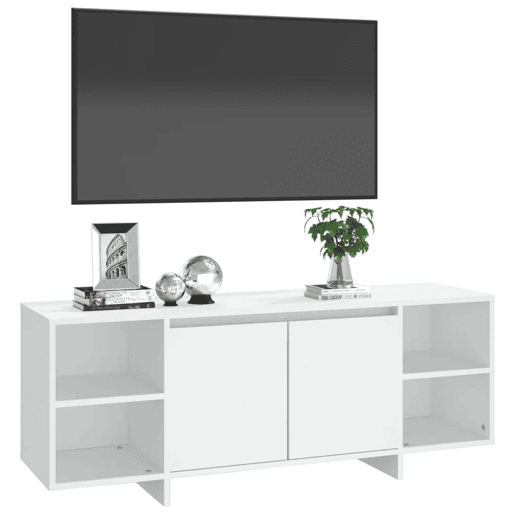 Móvel de TV - Modulo de TV - Armário de TV 130x35x50 cm aglomerado branco