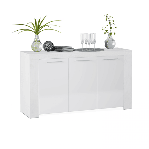 Aparador Dara Artik White (Branco mate) 144 x 80 x 42 cm