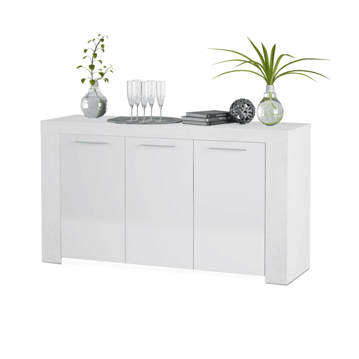 Aparador Dara Artik White (Branco mate) 144 x 80 x 42 cm