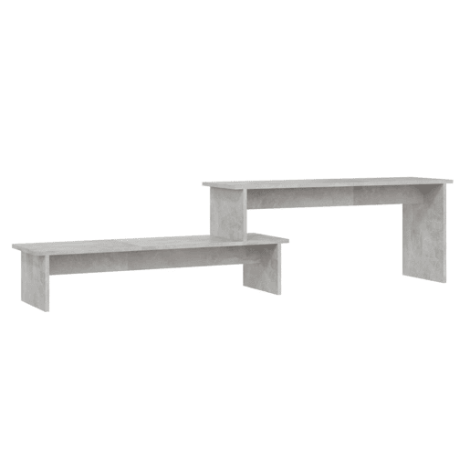 Móvel de TV - Modulo de TV - Armário de TV 180x30x43 cm contraplacado cinzento cimento