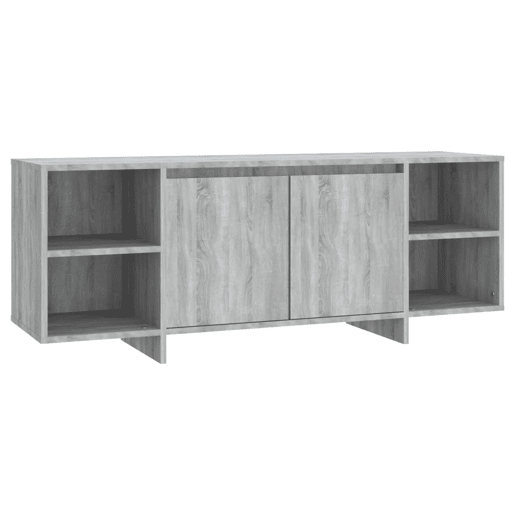 Móvel de TV - Modulo de TV - Armário de TV 130x35x50 cm aglomerado cor sonoma cinzento