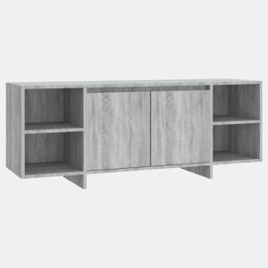 Móvel de TV - Modulo de TV - Armário de TV 130x35x50 cm aglomerado cor sonoma cinzento