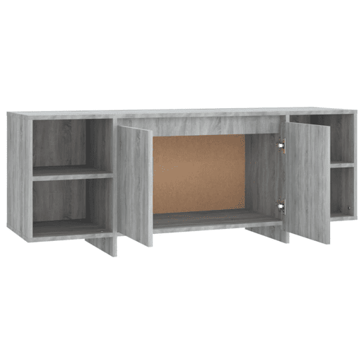Móvel de TV - Modulo de TV - Armário de TV 130x35x50 cm aglomerado cor sonoma cinzento