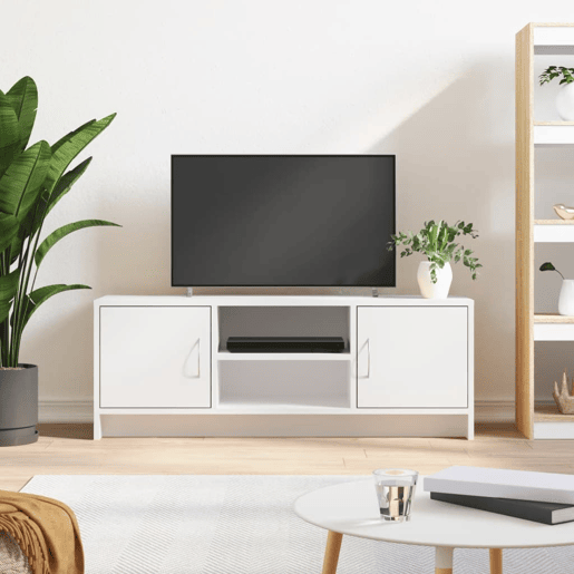 Móvel de TV - Modulo de TV - Armário de TV 102x30x37,5 cm derivados de madeira branco