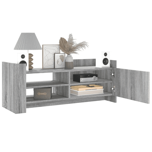 Móvel de TV - Modulo de TV - Armário de TV 100x35x40 cm derivados de madeira cinzento sonoma