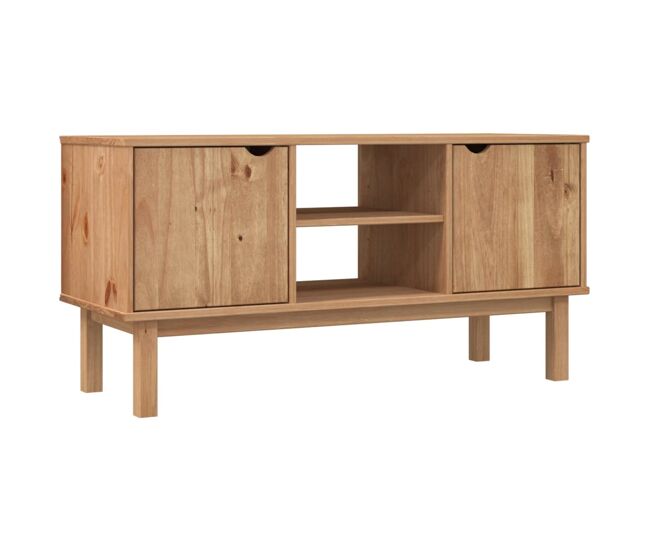 Mueble TV - Mesa de TV OTTA madera maciza de pino 113,5x43x57 cm