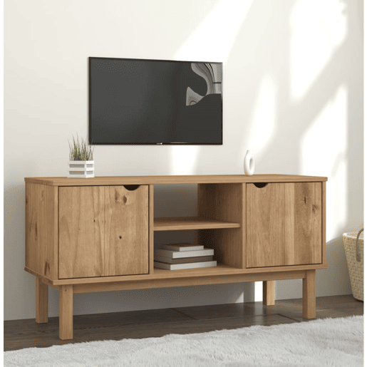 Móvel de TV - Modulo de TV - Armário de TV OTTA 113,5x43x57 pinho maciço