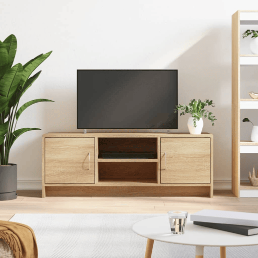 Móvel de TV - Modulo de TV - Armário de TV 102x30x37,5 cm derivados de madeira carvalho sonoma