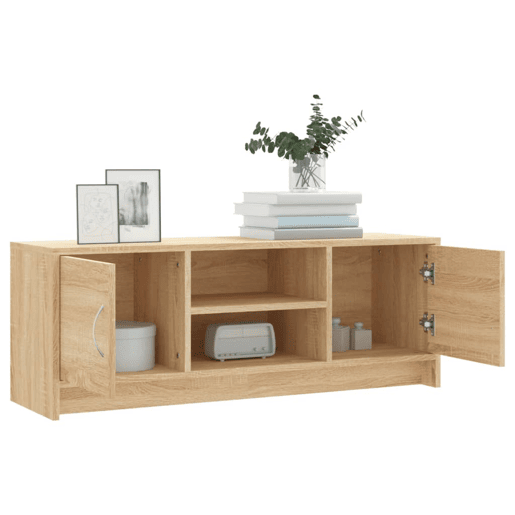 Móvel de TV - Modulo de TV - Armário de TV 102x30x37,5 cm derivados de madeira carvalho sonoma
