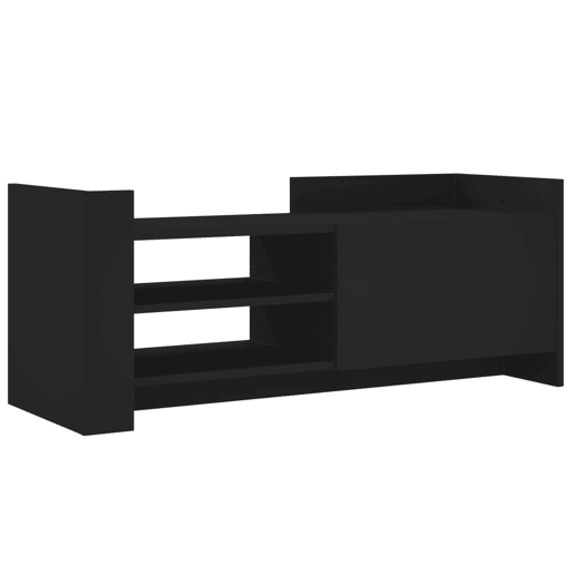 Móvel de TV - Modulo de TV - Armário de TV 100x35x40 cm madeira processada preto