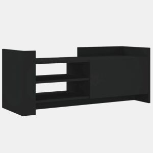 Móvel de TV - Modulo de TV - Armário de TV 100x35x40 cm madeira processada preto