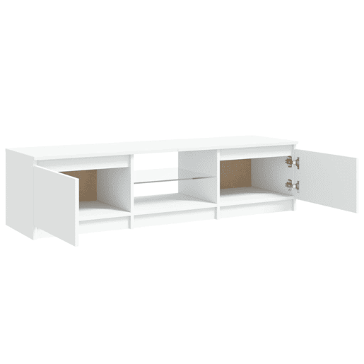 Móvel de TV - Modulo de TV - Armário de TV com luzes LED 140x40x35,5 cm branco
