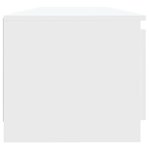 Móvel de TV - Modulo de TV - Armário de TV com luzes LED 140x40x35,5 cm branco