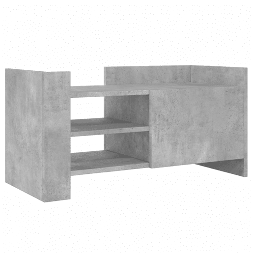 Móvel de TV - Modulo de TV - Armário de TV 80x35x40 cm derivados de madeira cinza-cimento