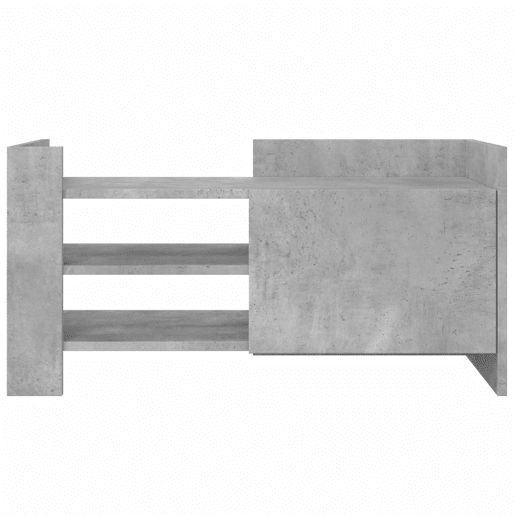 Móvel de TV - Modulo de TV - Armário de TV 80x35x40 cm derivados de madeira cinza-cimento