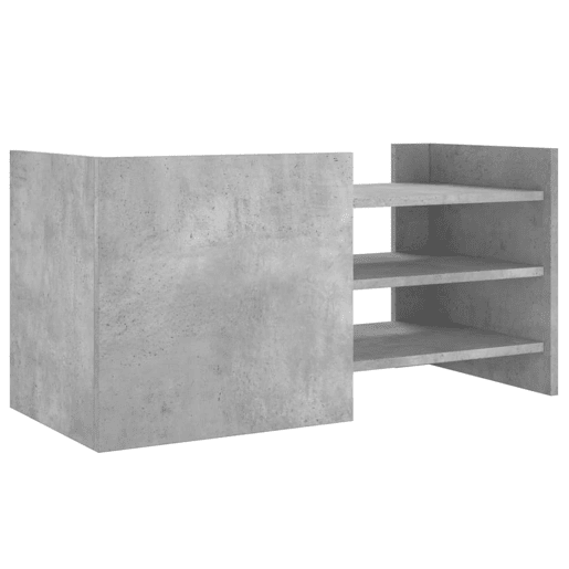 Móvel de TV - Modulo de TV - Armário de TV 80x35x40 cm derivados de madeira cinza-cimento