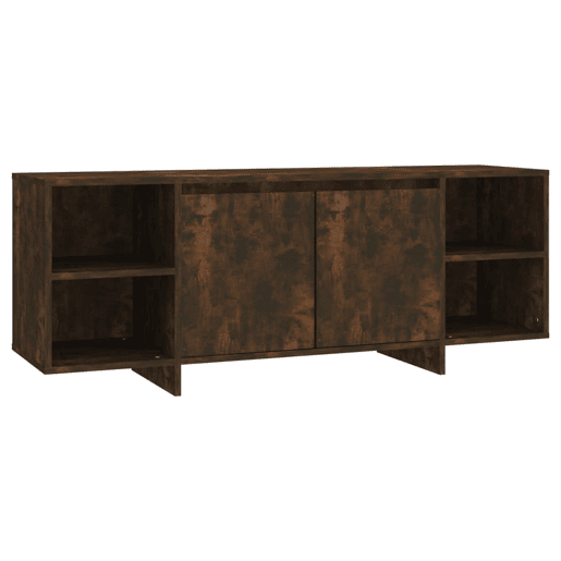 Móvel de TV - Modulo de TV - Armário de TV 130x35x50 cm aglomerado cor carvalho fumado