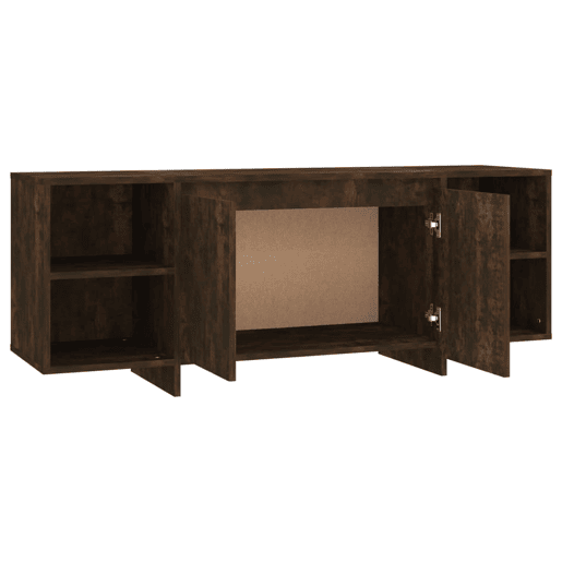 Móvel de TV - Modulo de TV - Armário de TV 130x35x50 cm aglomerado cor carvalho fumado