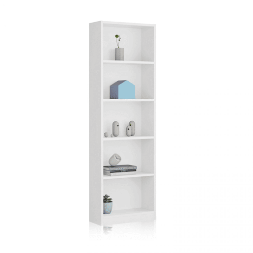 Estante de juventude Smile Artik White (Branco mate) 52 x 180 x 25 cm