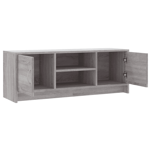 Móvel de TV - Modulo de TV - Armário de TV 102x30x37,5 cm derivados de madeira cinzento sonoma