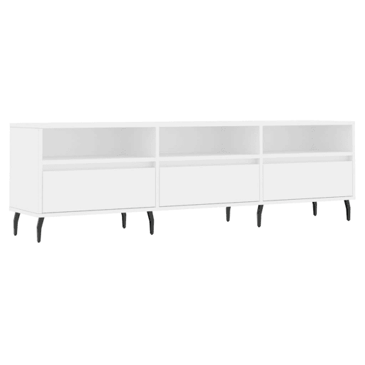 Móvel de TV - Modulo de TV - Armário de TV 150x30x44,5 cm derivados de madeira branco