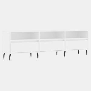 Móvel de TV - Modulo de TV - Armário de TV 150x30x44,5 cm derivados de madeira branco