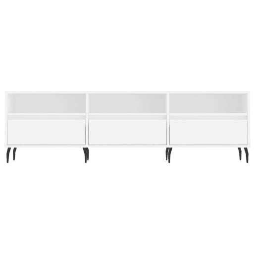 Móvel de TV - Modulo de TV - Armário de TV 150x30x44,5 cm derivados de madeira branco