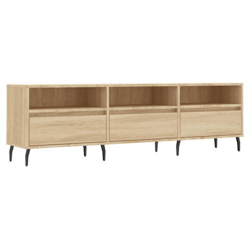 Móvel de TV - Modulo de TV - Armário de TV 150x30x44,5 cm derivados de madeira carvalho sonoma