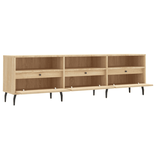 Móvel de TV - Modulo de TV - Armário de TV 150x30x44,5 cm derivados de madeira carvalho sonoma