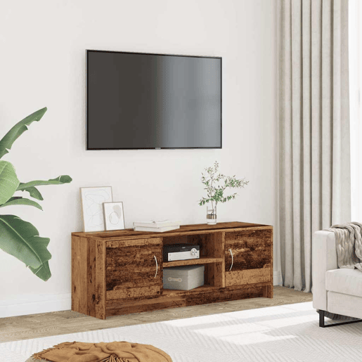 Móvel de TV - Modulo de TV - Armário de TV 102x30x37,5 cm derivados de madeira madeira velha