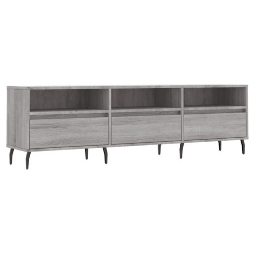 Móvel de TV - Modulo de TV - Armário de TV 150x30x44,5 cm derivados de madeira cinzento sonoma