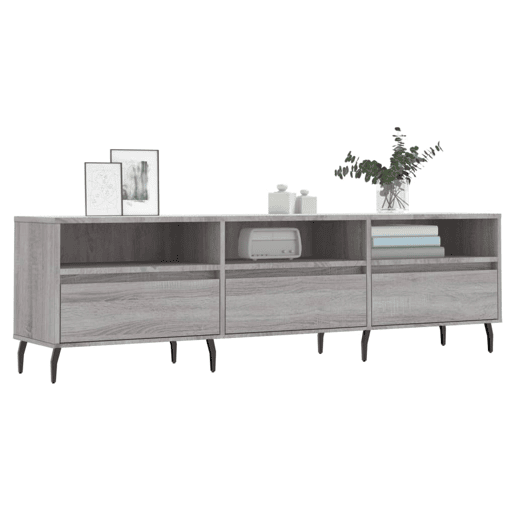 Móvel de TV - Modulo de TV - Armário de TV 150x30x44,5 cm derivados de madeira cinzento sonoma