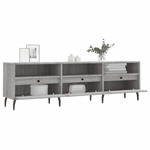 Móvel de TV - Modulo de TV - Armário de TV 150x30x44,5 cm derivados de madeira cinzento sonoma