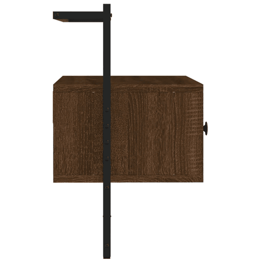 Móvel TV - Modulo de TV - Armário de TV parede 60,5x30x51 cm deriv. madeira carvalho castanho