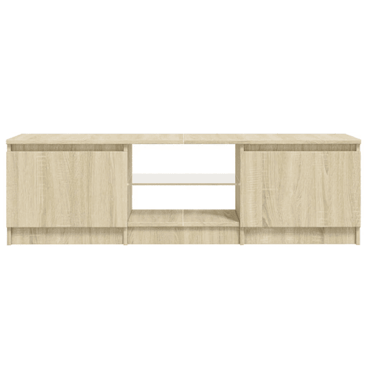 Móvel de TV - Modulo de TV - Armário de TV com luzes LED 140x40x35,5 cm carvalho sonoma